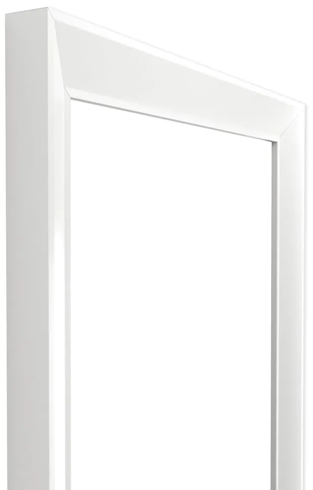 Specchio da parete con cornice bianca ienne, 47 x 147 cm Paris - Styler