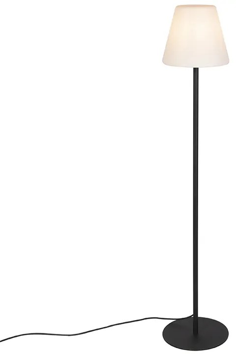 Lampada da terra per esterni moderna nera - Virginia