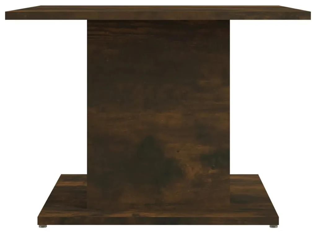 Tavolino da Salotto Rovere Fumo 55,5x55,5x40 cm in Truciolato