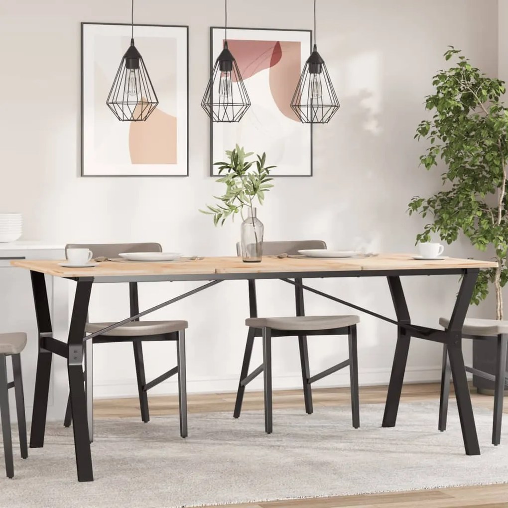 Telaio Gambe A Y Per Tavolo Da Pranzo 160x80x73 Cm İn Acciaio /