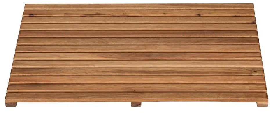 Tappetino da bagno in legno di colore naturale 40x60 cm Acacia - Wenko