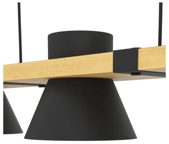 Eglo 43956 - Lampadario a sospensione con filo MACCLES 3xE27/15W/230V