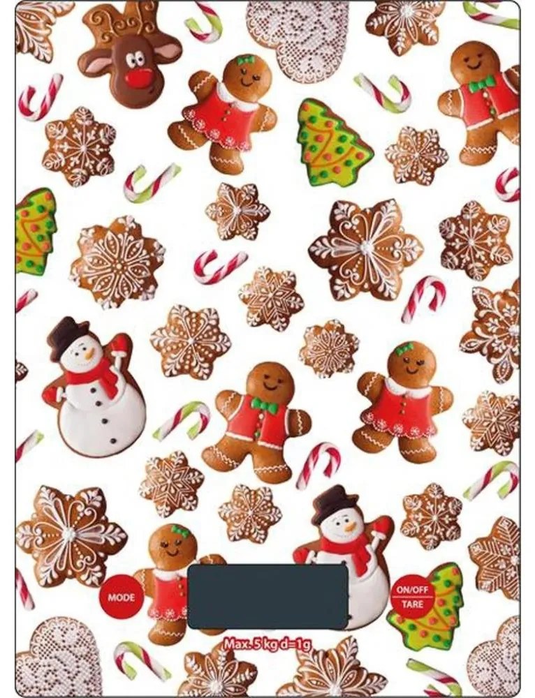 Bilancia da cucina digitale TORO 1x CR2032 biscotti di pan di zenzero