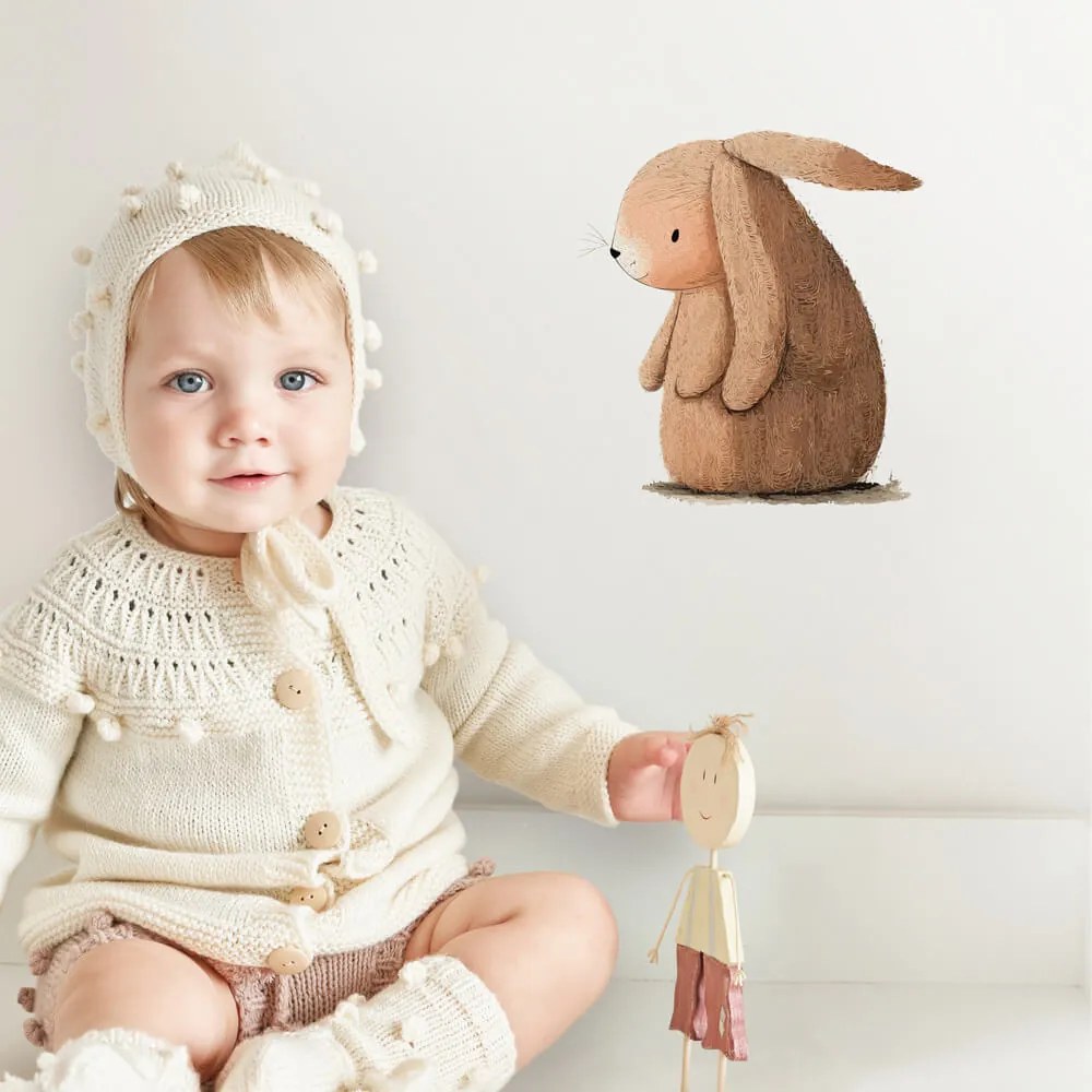 Coniglietto - adesivo per bambini | Inspio