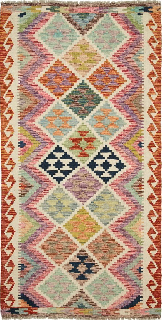 Kilim Tappeto 100 x 200 (Pakistan) Tessuto A Mano