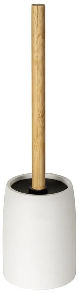 Scopino WC bianco opaco in poliresina Altavalle – Wenko