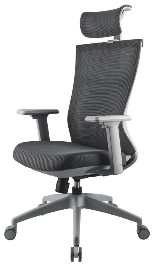 Yenkee - Sedia da ufficio nera/grigia