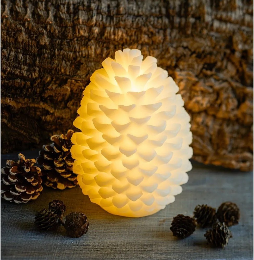 Decorazione natalizia luminosa bianca ø 14 cm Clara – Sirius