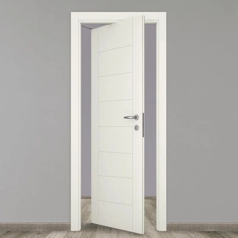 Porta tamburata rototraslante Chamberi bianco L 70 x H 210 cm sinistra