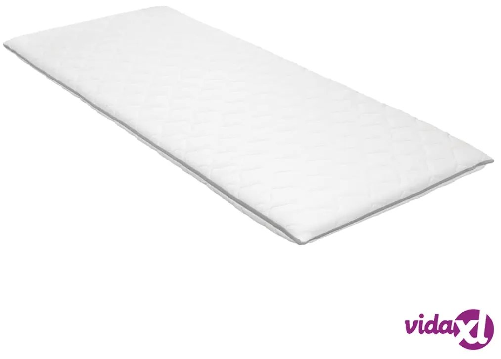 vidaXL Coprimaterasso 120x200 cm in Schiuma Viscoelastica 6 cm