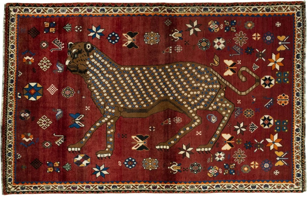 Gabbeh Tappeto persiano 120 x 190 Rosso (Iran) Annodato A Mano