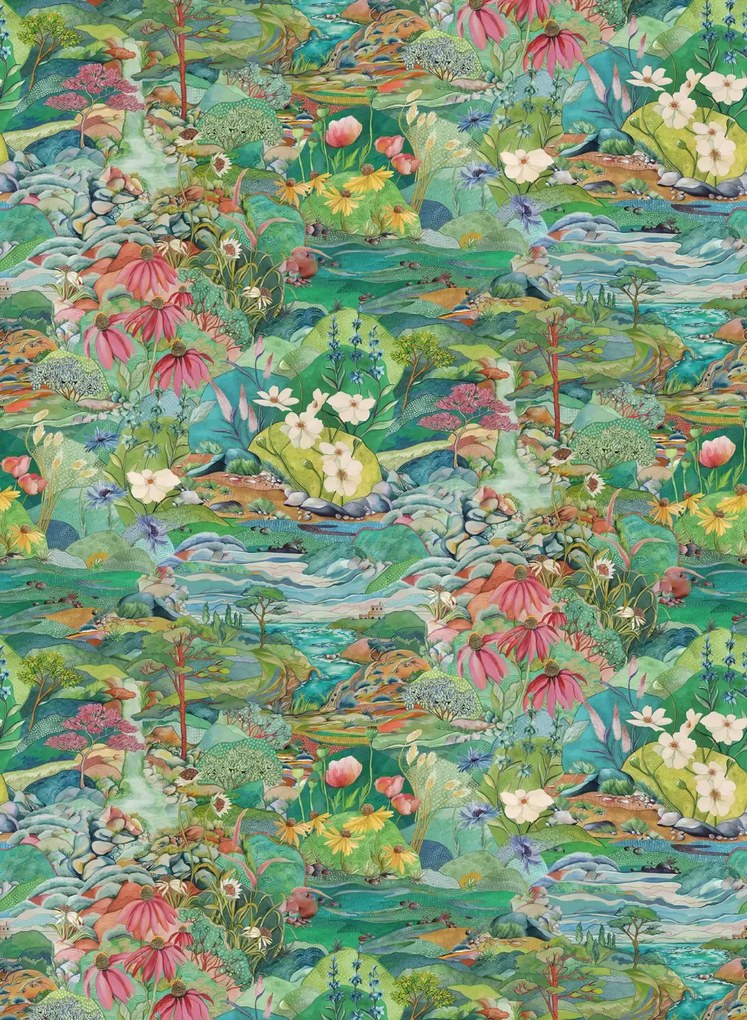 Osborne & Little Tapete Trebah - Emerald