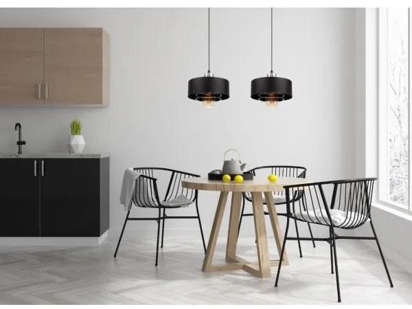 Lampadario a sospensione con filo VEST 2xE27/60W/230V