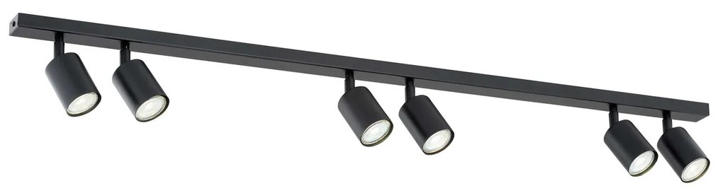 Lampadario da Soffitto FLASH 6 Black GU10