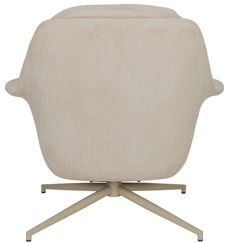 Poltrona da relax beige girevole Philly – Zuiver