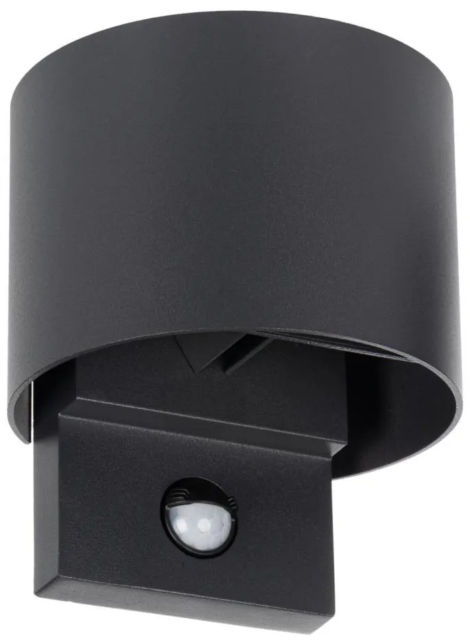 Kanlux 28995 - Lampada da parete LED per esterni con sensore REKA LED/7W/230V IP54 antracite