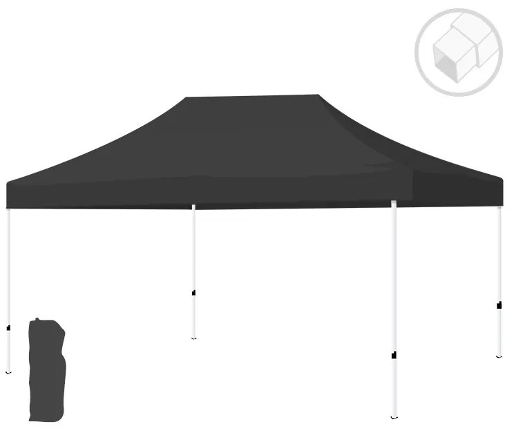 Gazebo 3x2 Master - Nero