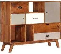 Credenza 115x35x86 cm Legno Massello di Acacia 247938