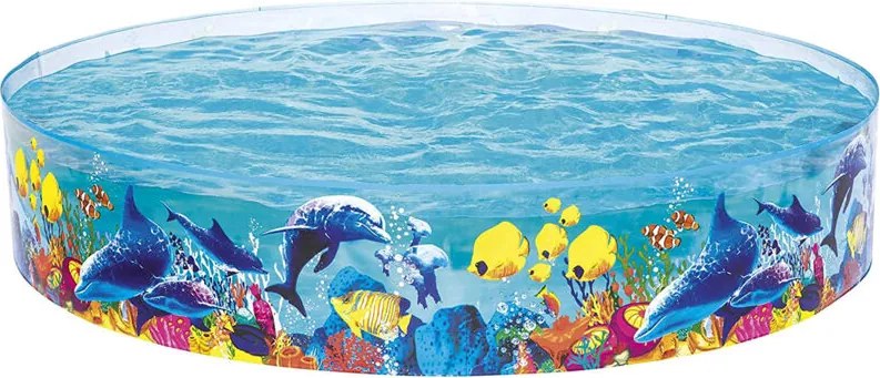 Piscina Rigida Con Fantasia Marina 152x25cm