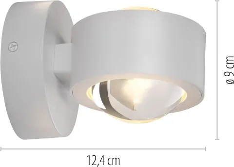 Schöner Wohnen 19331-16 - Applique LED CHIA 2xLED/2W/230V bianco