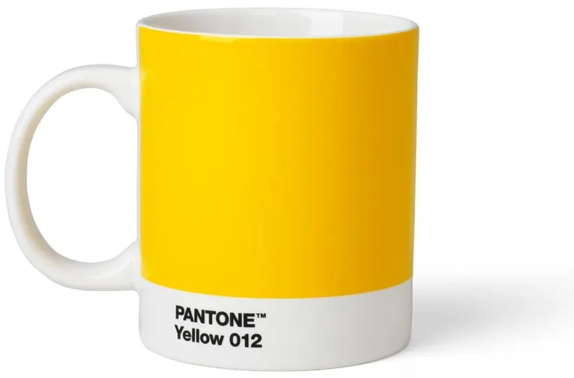 Tazza in ceramica gialla 375 ml Yellow 012 - Pantone