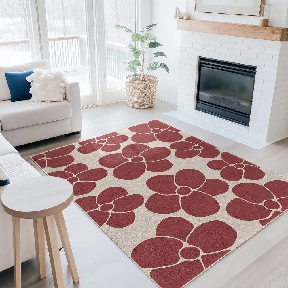 Passatoia rossa lavabile 60x230 cm Red Meadow – Mila Home