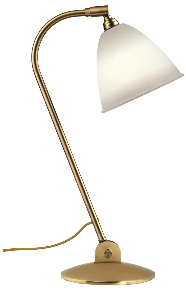 GUBI - Bestlite BL2 Lampada da Tavolo Ø16 Ottone/Porcellana GUBI