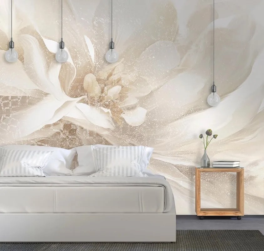 Fotomurale Poenia, beige 400X300 cm