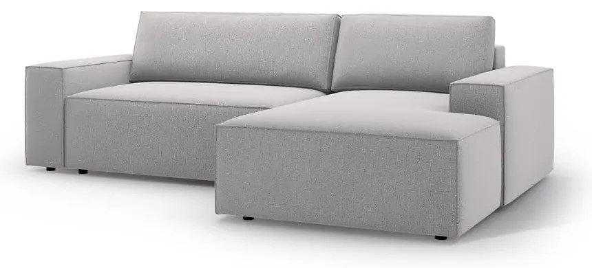 Divano letto angolare grigio chiaro (angolo destro) Jodie - Micadoni Home