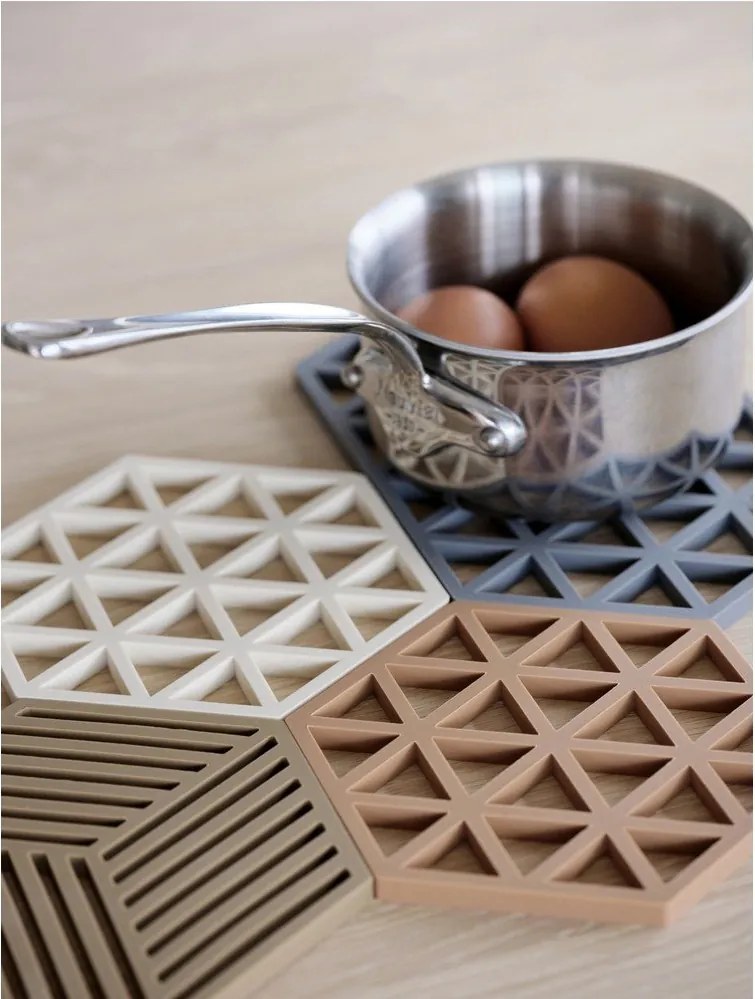 Tappetino in silicone per pentole 24x14 cm Triangles - Zone