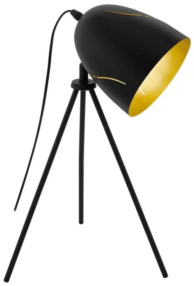 Eglo 43007 - Lampada da tavolo HUNNINGHAM 1xE27/60W/230V