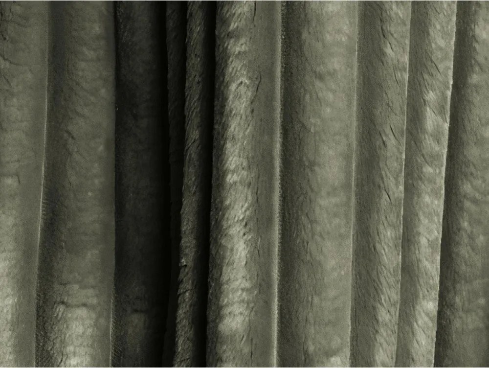 Divano verde allungabile/con contenitore con rivestimento in velluto a coste 266 cm Kini – Makamii