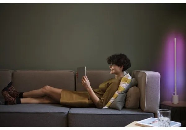 Osram - Piantana dimmerabile LED RGBW SMART+ FLOOR LED/8W/230V Wi-Fi + telecomando