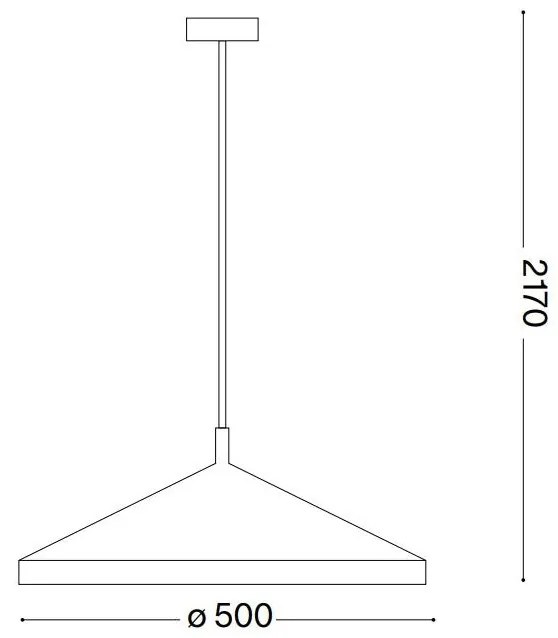 Ideallux yurta sp1 d50 nero