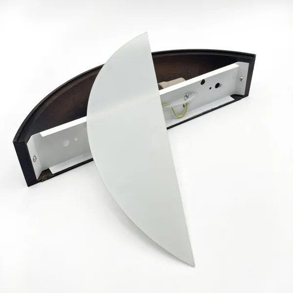 Brilagi - Applique LED CARVALHO SMOKEY 1xE27/60W/230V rovere