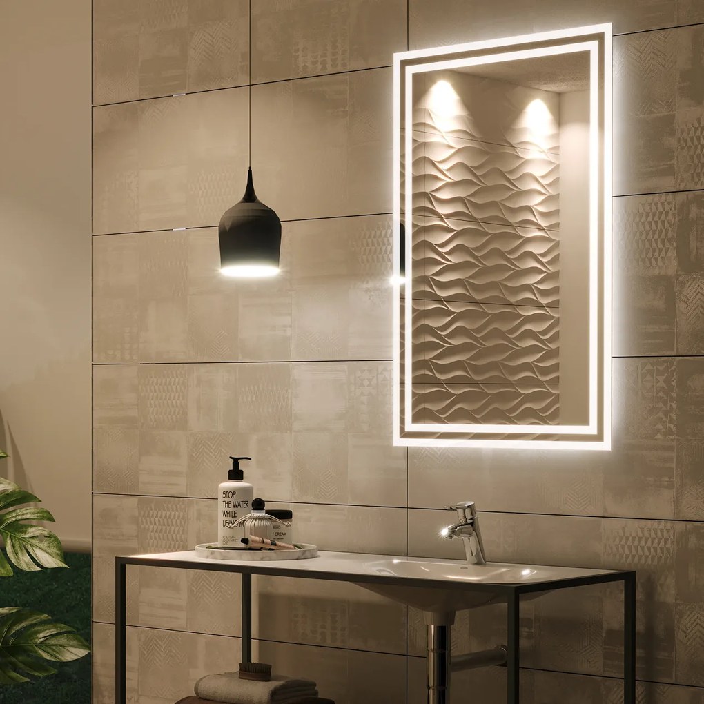 Specchio con illuminazione LED  M3