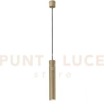 Lampadario a sospensione lord oro in acciaio e alluminio 1 luce att...