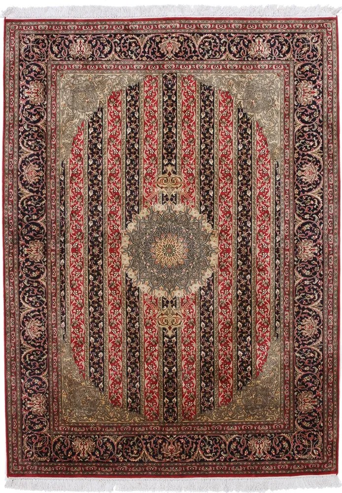 Kashmir Tappeto 210x160 (Indian) Annodato A Mano