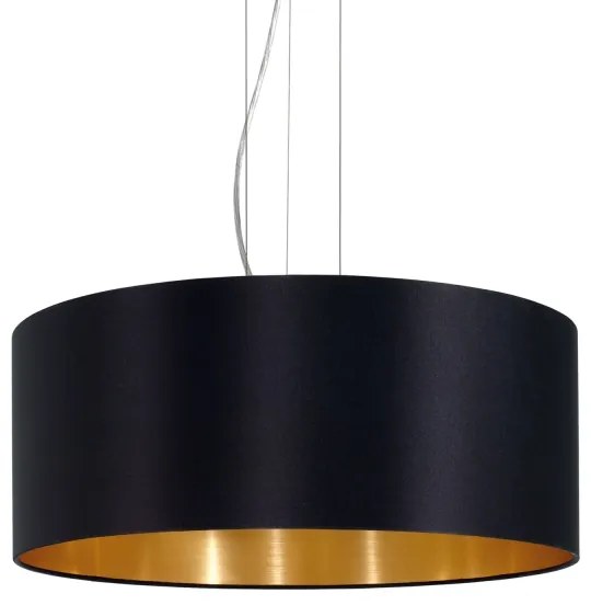 Eglo 31605 - Lampadario a sospensione con filo MASERLO 3xE27/60W/230V