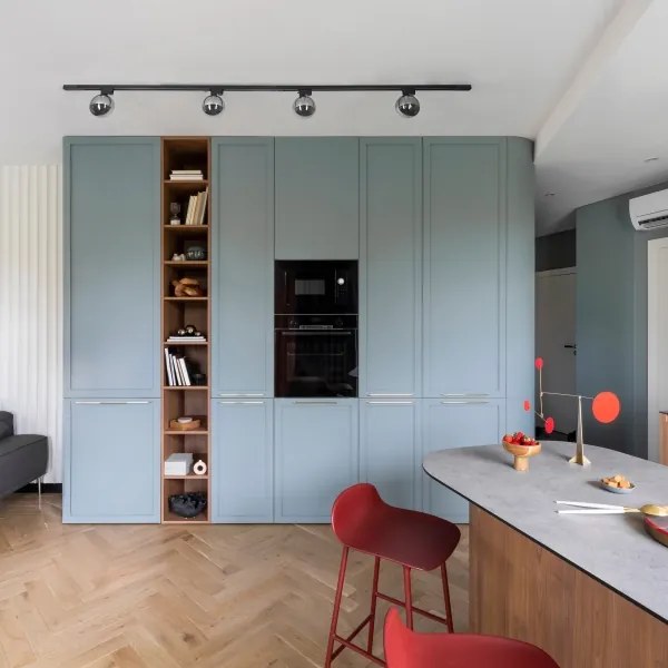 Plafoniera per sistema a binario TRACER 1xG9/8W/230V nero/fumé nero