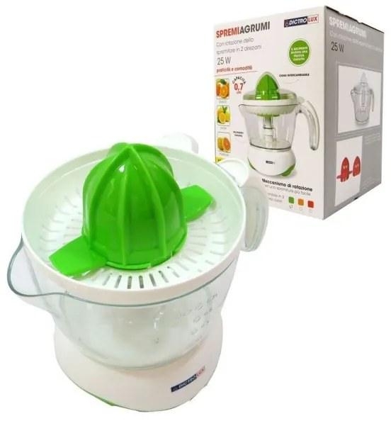 Trade Shop - Spremiagrumi 25w Per La Cucina Elettrico Spremute Succo Frutta Agrumi