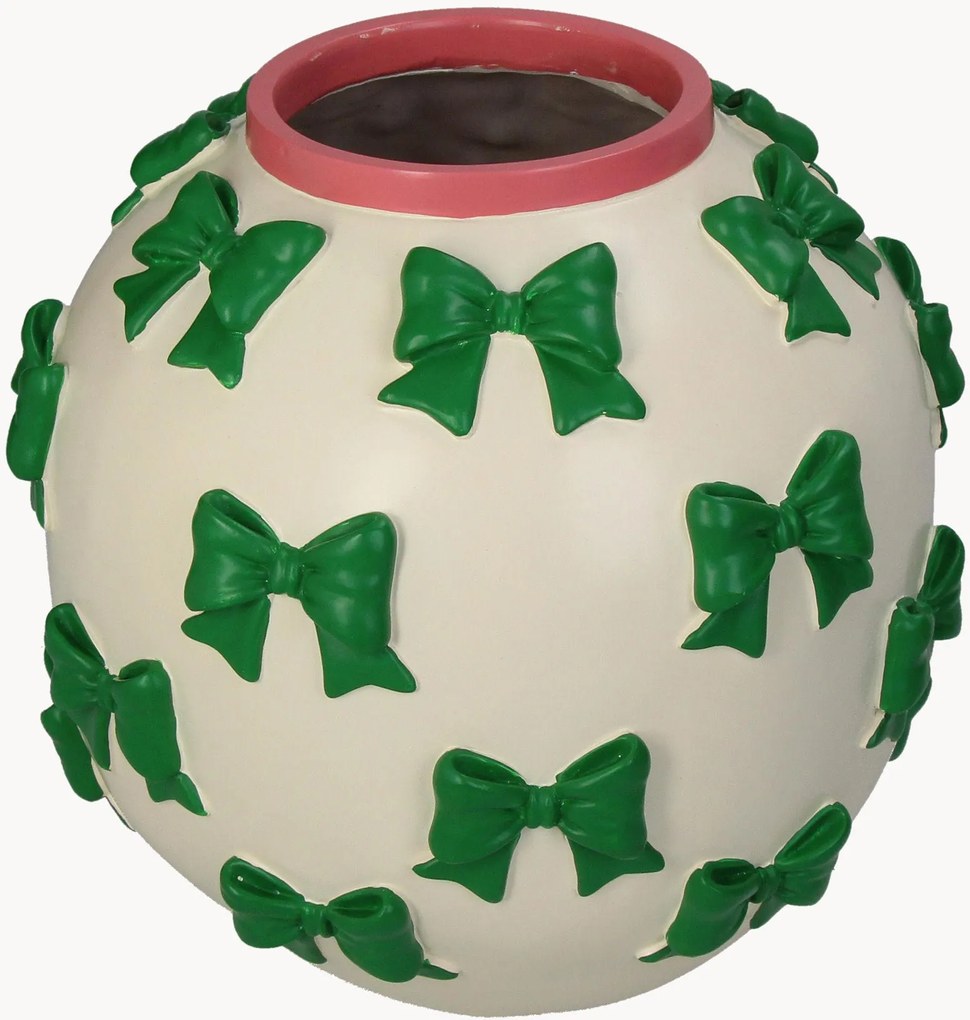 Vaso Green Bow, alt. 21 cm