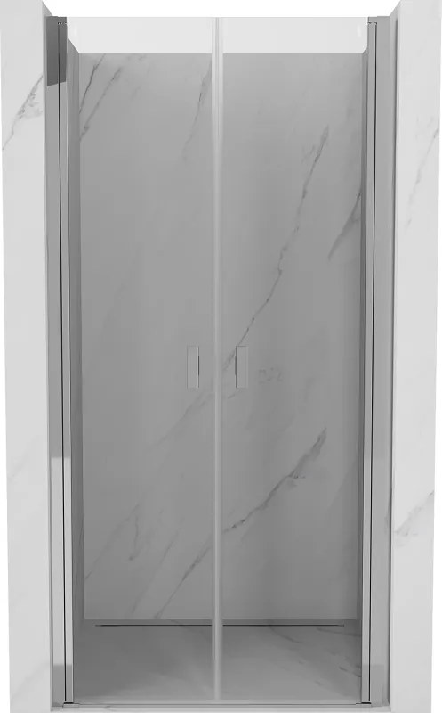 Mexen Mist porta doccia a battente 70 cm, trasparente, cromo - 8A7-070-000-01-00