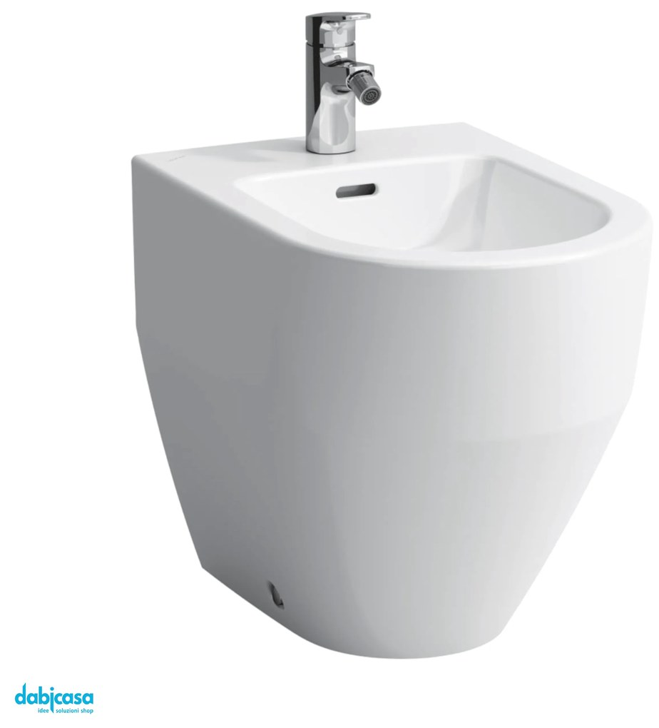 Laufen Jika "Pro" Bidet Da Terra filo parete bianco lucido