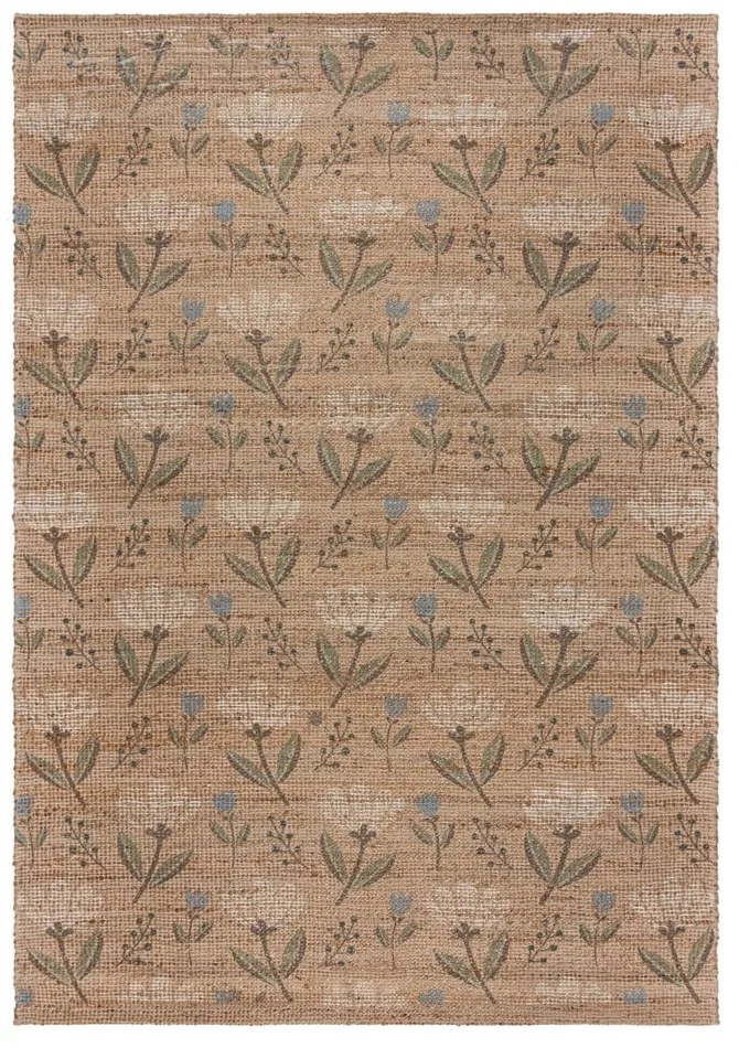 Tappeto tessuto a mano con juta in colore naturale 160x230 cm Arriana - Flair Rugs