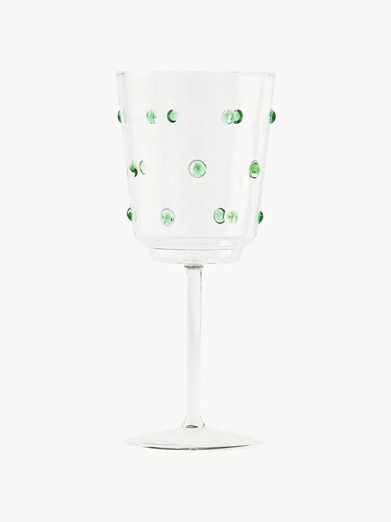 Bicchiere da vino in vetro borosilicato soffiatoNob 2 pz