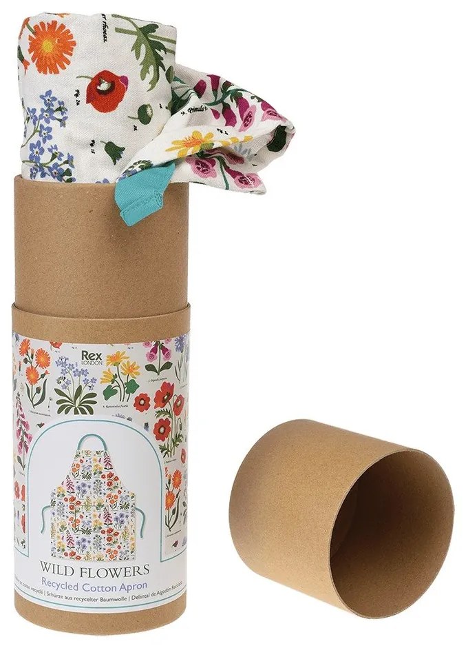Grembiule in cotone riciclato Wild Flowers - Rex London