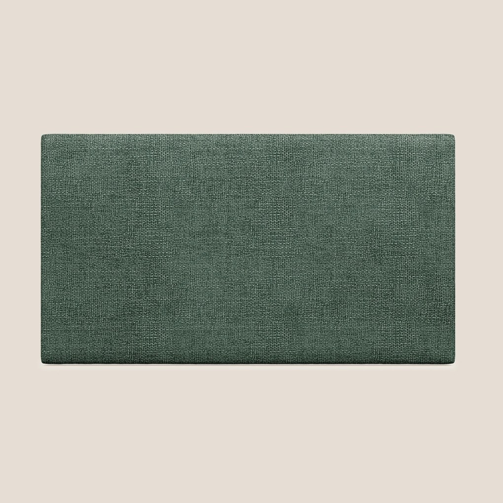 Testata pannello a muro grande di varie dimensioni in morbido tessuto impermeabile T10 verde