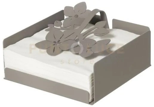 Portatovaglioli fior di loto fango