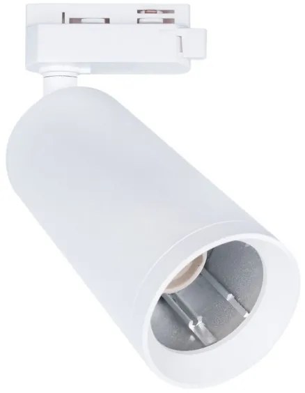 Faretto MICA per sistema a binario 1xGU10/25W/230V Monofase bianco